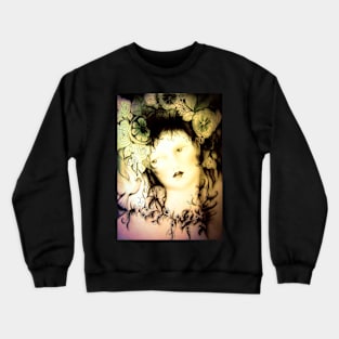 art garden flower fairy Crewneck Sweatshirt